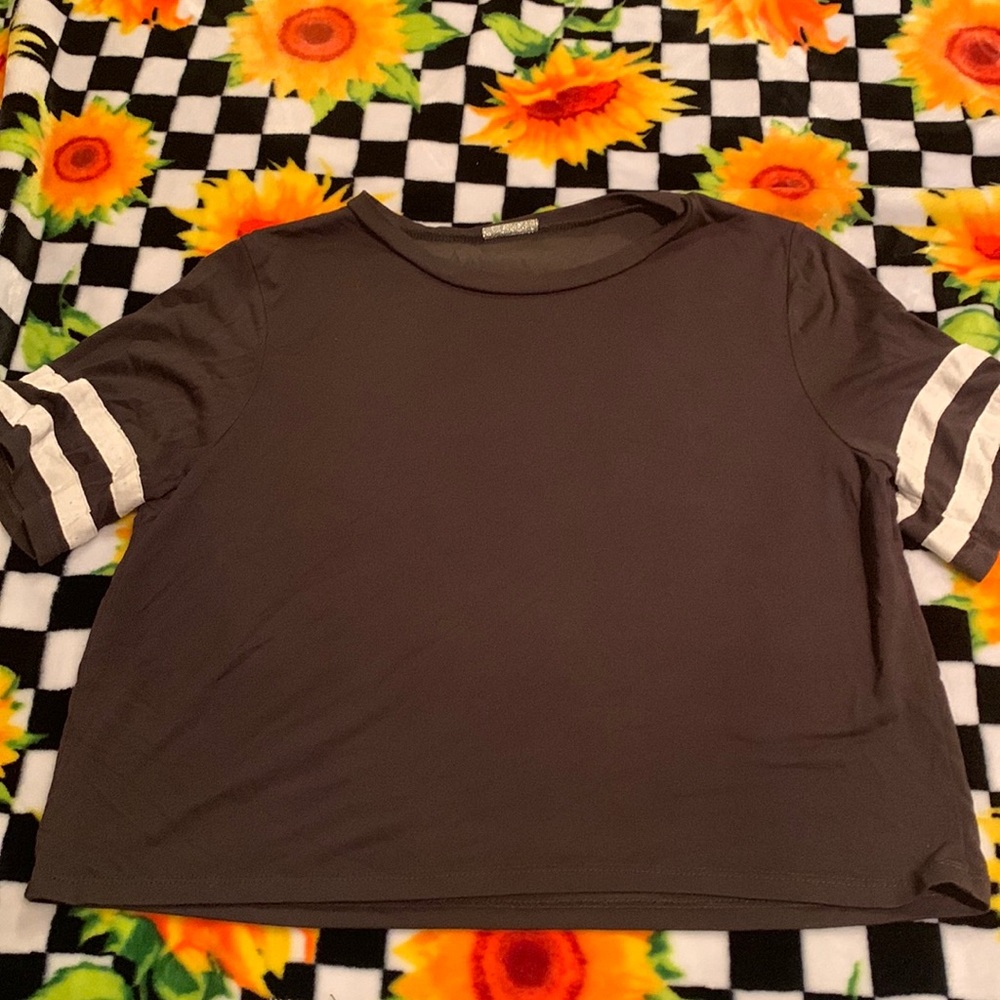 Baseball crop top
